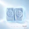 2026 Terry Baby Leg Warmers & Knee Pads with Smiley Face for Crawling and Walking