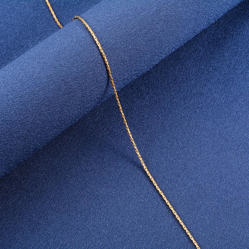 316L Stainless Steel Link Cable Neck Chain Thin Necklace for Women Ladies Gold Color Plated Choker Jewelry Accessories Her Gift