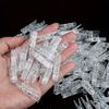 2.5cm Transparent Clip Plastic Clothes Pin Photo Clip Acrylic Small Clip, Clothes Pins