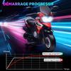 Kids Electric Motorcycle, 6V, Drive Wheels, Music, Light Effects, Red
