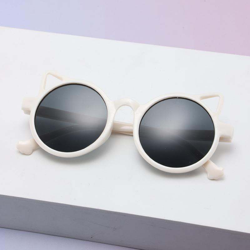 Fashion Cute Baby Sunscreen Sunshade Sunglasses Super Cute Cat Ear Modeling Cartoon Men'S And Women'S Children'S Sunglasses