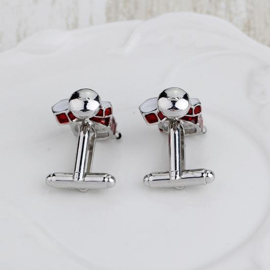 1 Men Wear Cufflinks Drum Shape Pair Banquet Attire Accessories
