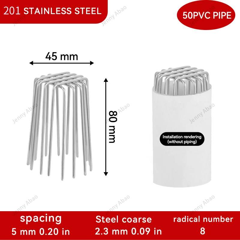 

Balcony Drainage Cover, Round Anti-Blocking Roof Floor Drain, Outdoor Large Displacement Stainless 50A