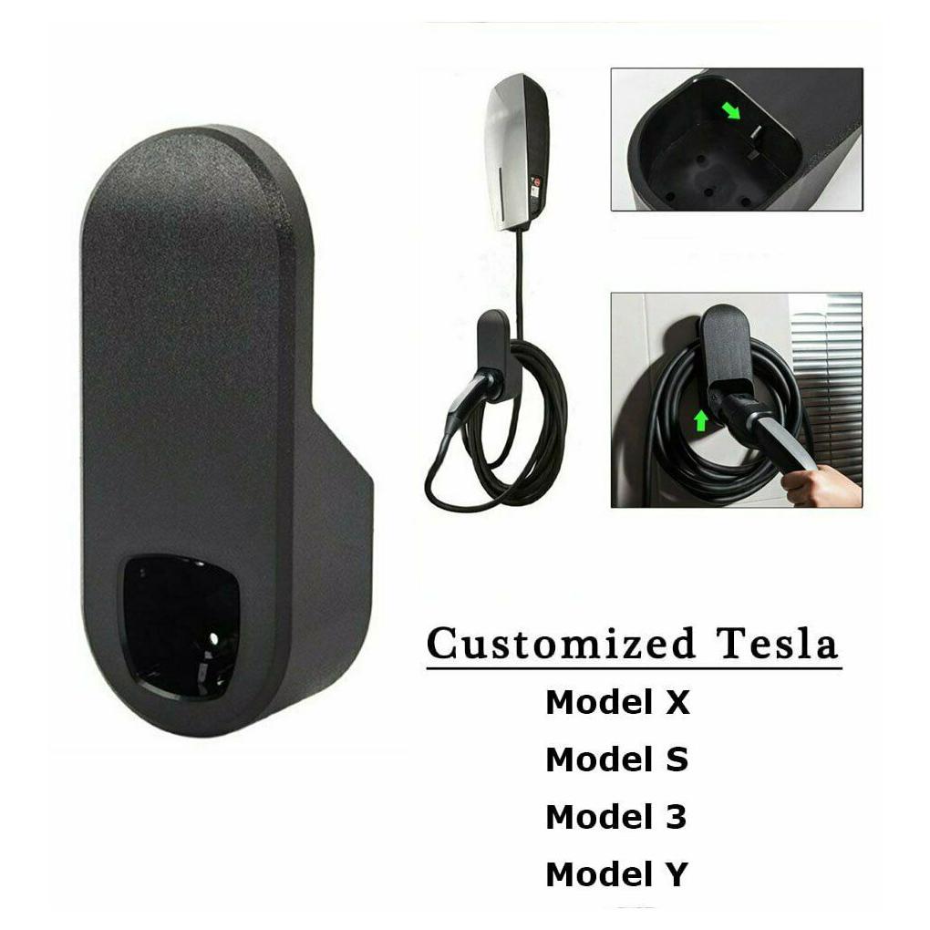 Charging Cable Wall Holder Car Wall Mounted Organizer Replacement for Model 3/S/Y/X 2021