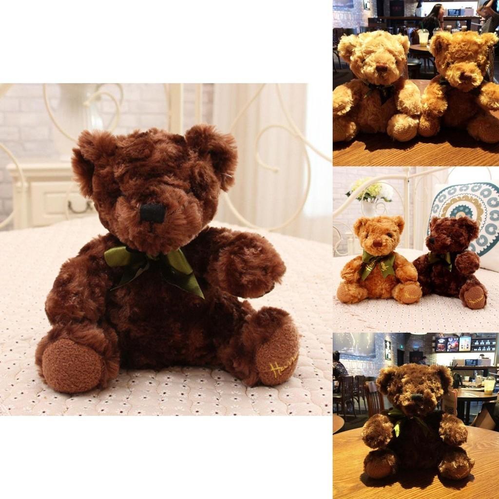 Adorable 20cm Teddy Bear Doll Plush Toy Pillow For Baby Birthday Christmas Gift