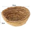 Bird Hatching Breeding Nest Straw Pet Bed House Portable Bird Accessory for Cage Decorative Outdoor Birdhouse Decor