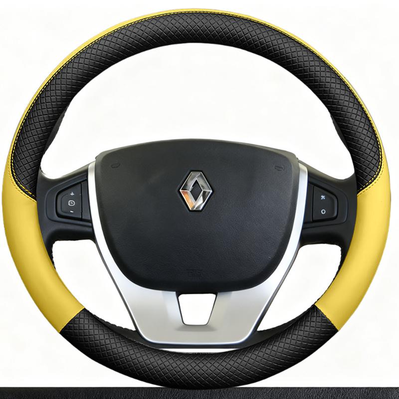 

Car Steering Wheel Cover For Renault Scenic 3 Laguna 3 Coupe Laguna 3 Auto Artificial Leather Steering Wrap