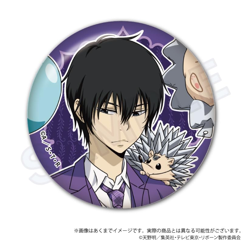 Y Line Katekyo Hitman Trading Badges Animal Balloon Box REBORN! ver. 57mm Tinplate/Paper 7-Piece