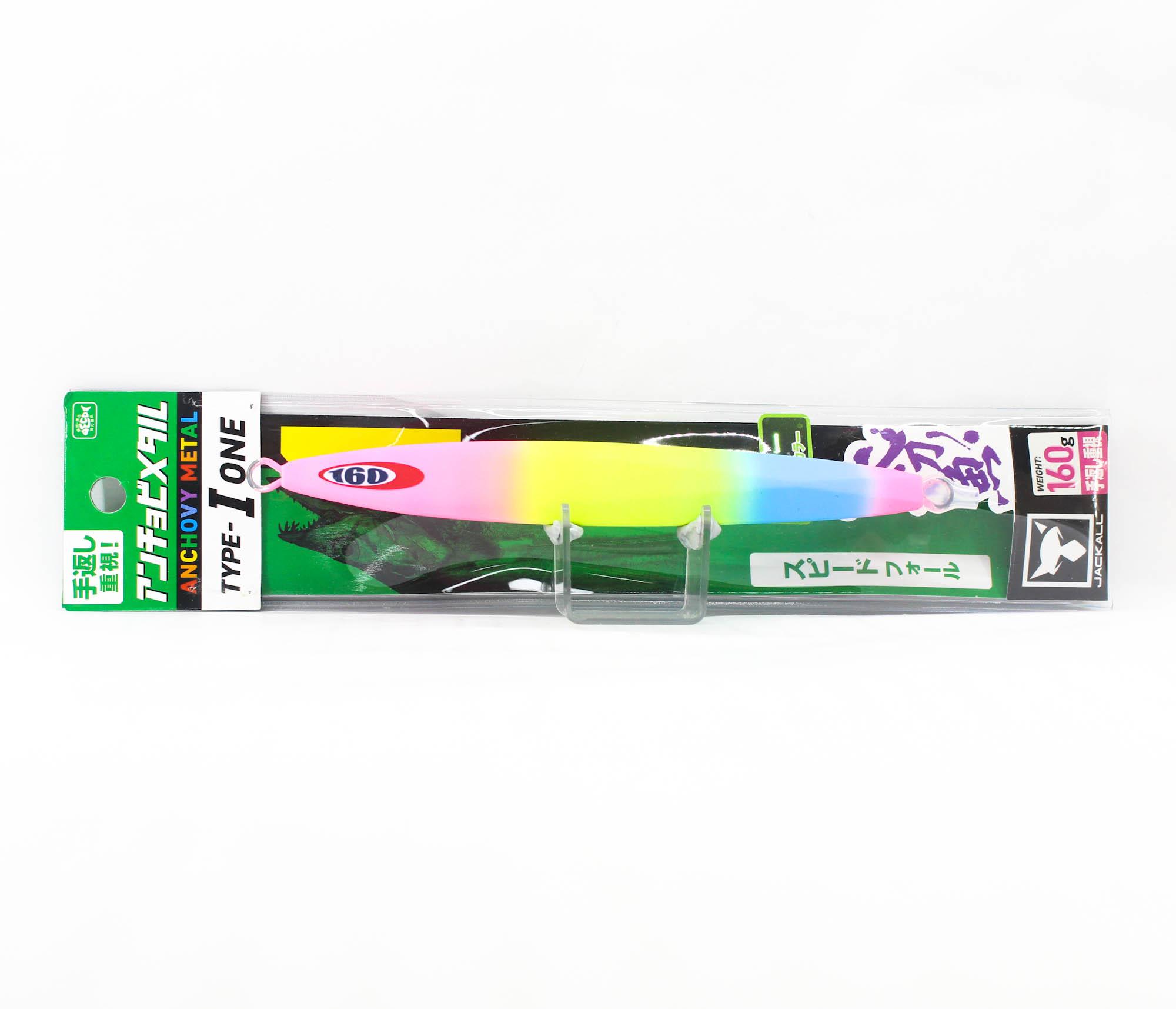 Jackall Metal Jig Anchovy Type 1 Standard 160 grams Glow Candy (2163)