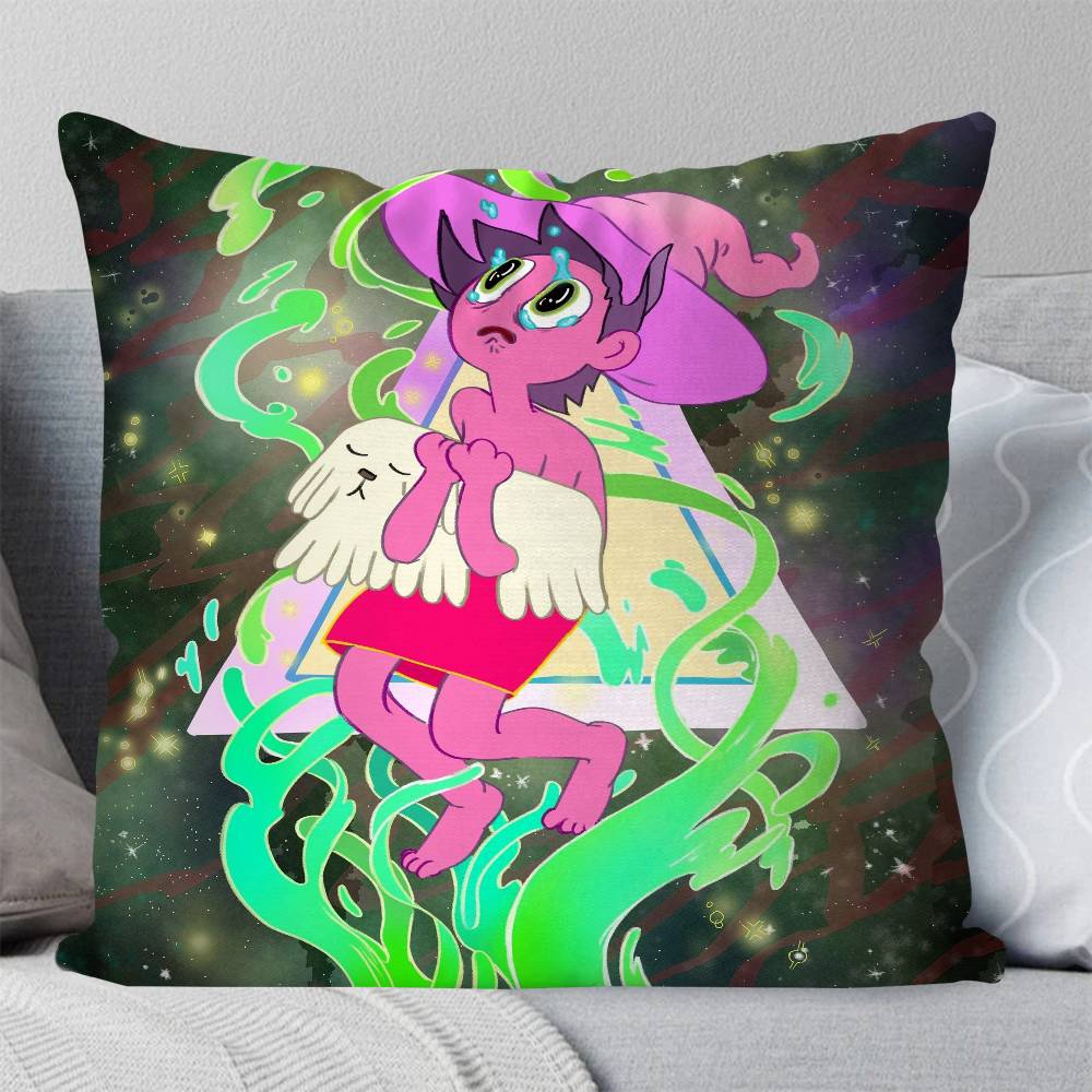 The MMidnight GGospel Anime Pillow Case Fashion Square Pillowcase Bedroom Sofa Room Ins Decoration Leisure