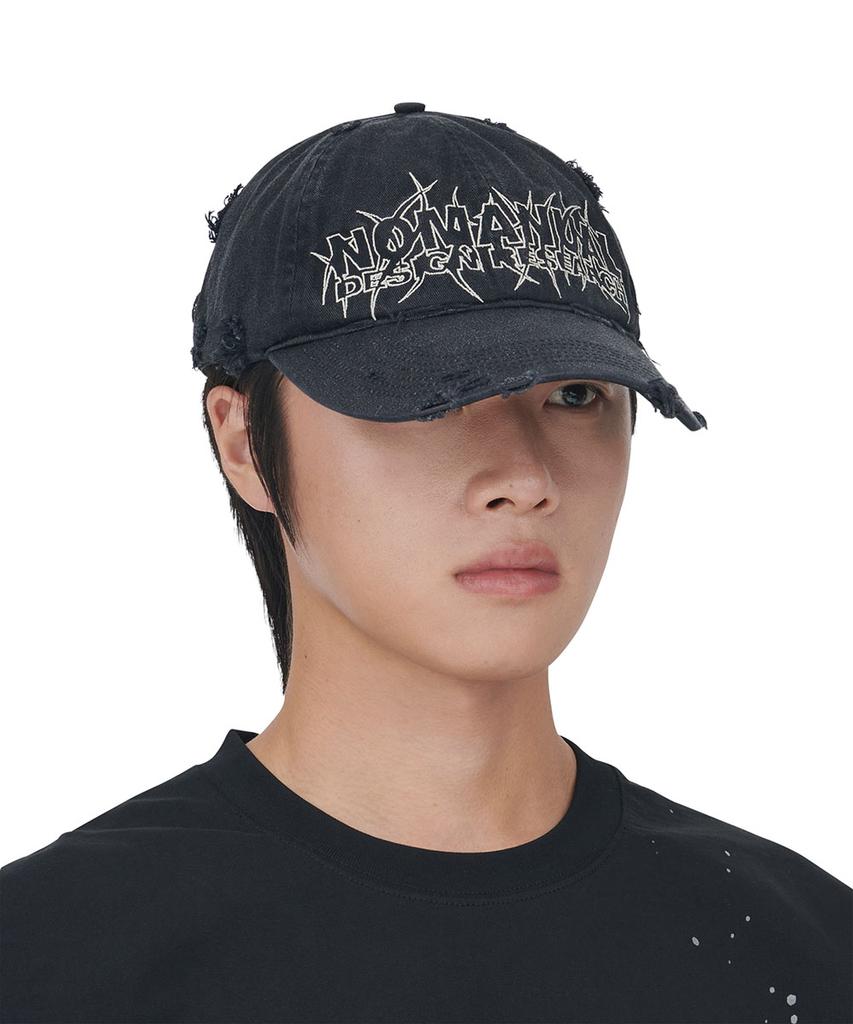 Nomaenyueol Slash Ball Cap - Washed Black