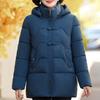 Chaquetas de invierno de talla grande XL-5XL para mujer, parkas con capucha, elegantes, holgadas, gruesas, cálidas, abrigos para mujer de mediana edad