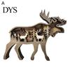 Brown Bear Decor Universal Eco-friendly Compact Table Forest Elk Ornament Crafts for Xmas Figurine
