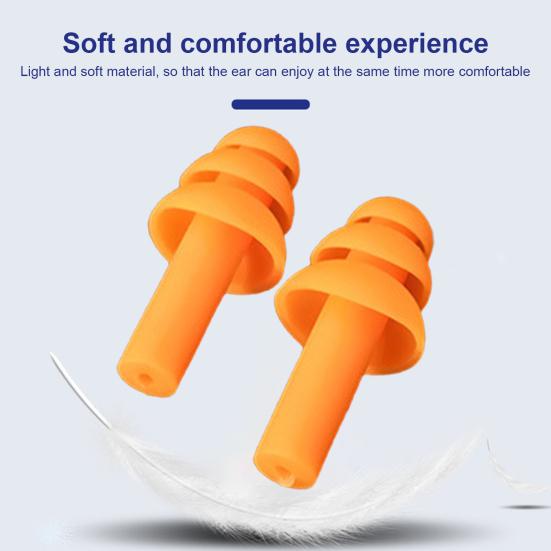 5 paare/satz Ohrstöpsel Wiederverwendbare Flexible Weihnachten Baum Form Frauen Männer Schützende Weiche Ohrstöpsel Haushalts Liefert