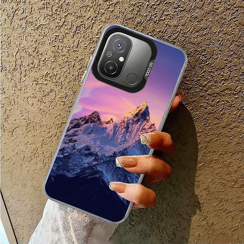 Mountain Peaks Landscape Shockproof Phone Case for Xiaomi Poco X7 X6 X5 X3 Pro F7 Ultra M8 Redmi 15C 15 14C 13C 12C 10C 13 12 10