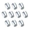10Pcs Safety Round Handle Wedges Steel Hammer Handle Splitting Wedges Set For Claw Hammer Steel Carpentry Maintenance