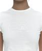 Kasiko Embossed Baby Tee White