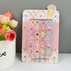 Children's Wearable Custom Nail Stickers - Cute European & American Jelly Glue Fingernail Tips