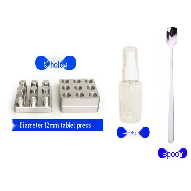 Ręczna prasa do tabletek do medycyny chińskiej i zachodniej, forma na proszek Sanqi, 10 mm