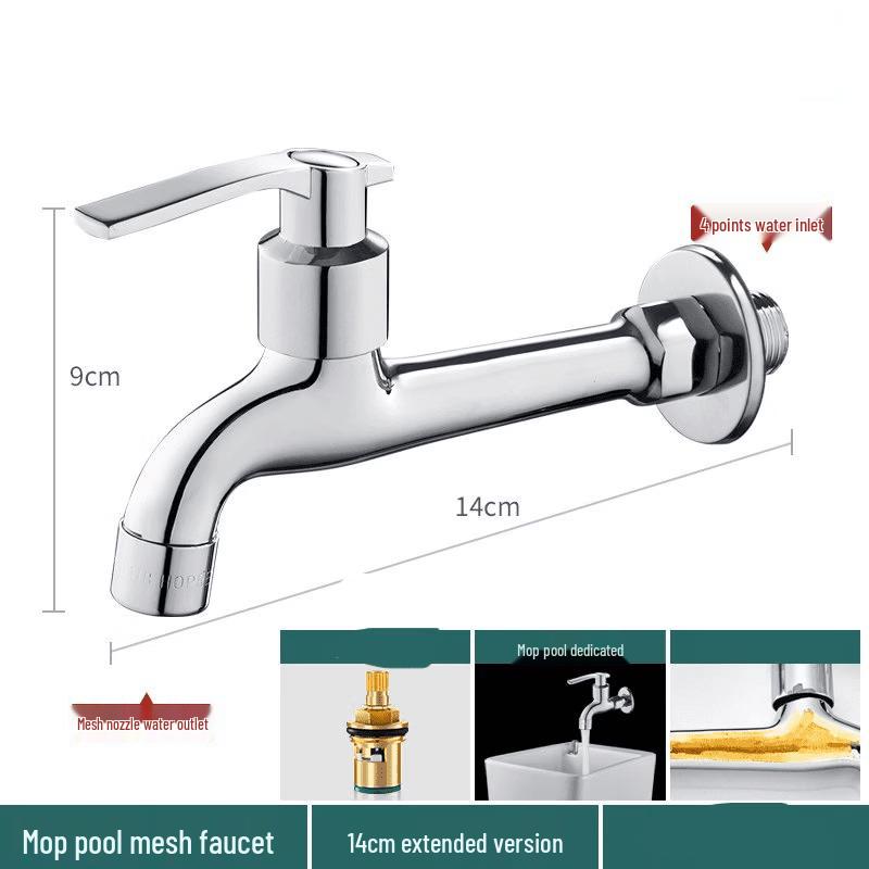 TLXT Wall-Mounted Extended Single Cold Faucet