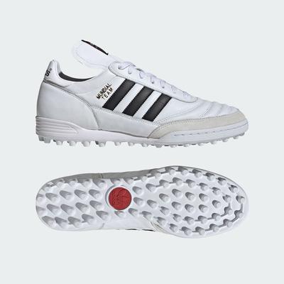 adidas MUNDIAL TEAM Jalatsid Valged kingad ja jalatsid Spordijalatsid Unisex Soccer ID4053 Jalatsid valge/core must/kuldne metallik