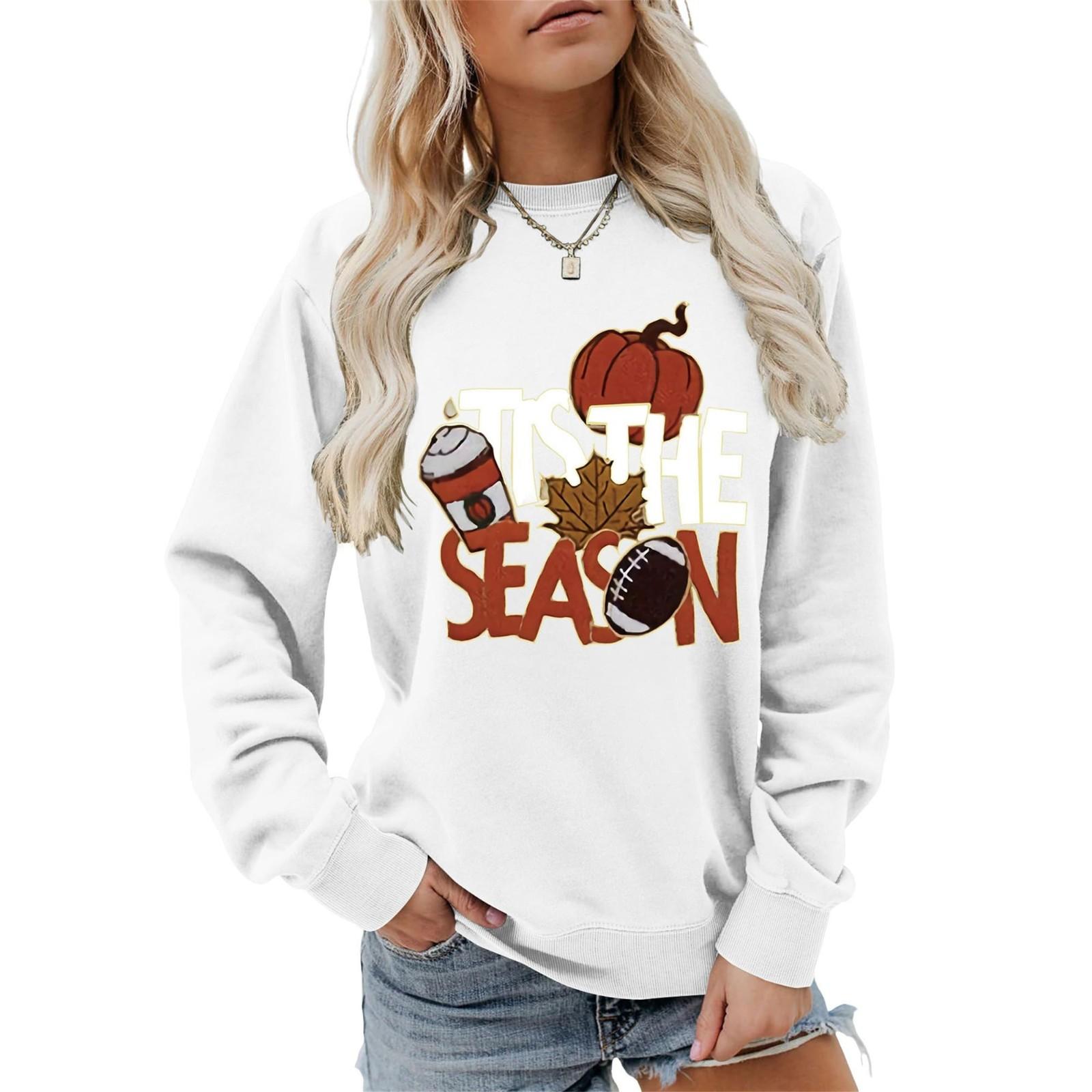 

Женская одежда, осенне-зимний Хэллоуин, круглый вырез, длинный рукав, большой свободный плюшевый утолщенный свитер, топ XL белый