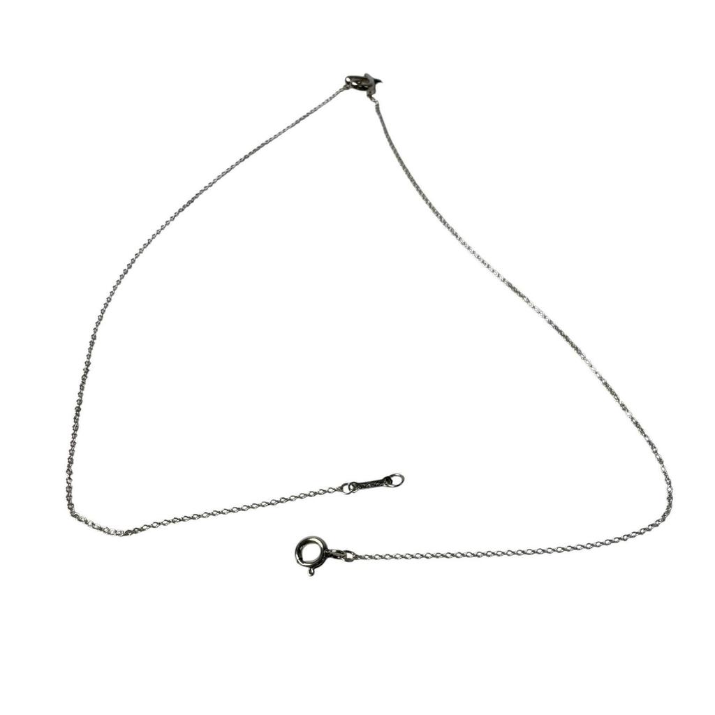 Used Tiffany Tiffany Loving Heart Necklace Silver 925 Women's