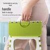 Compact Foldable Plastic Stool: Lightweight, Thickened, Space-Saving Chair for Outdoor and Indoor Use