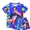 Adults and Children Transform Into Demon Slayer Corps!Demon Slayer 3D PrintedT-shirt and Shorts Two-piece Set,loungewear,pajamas