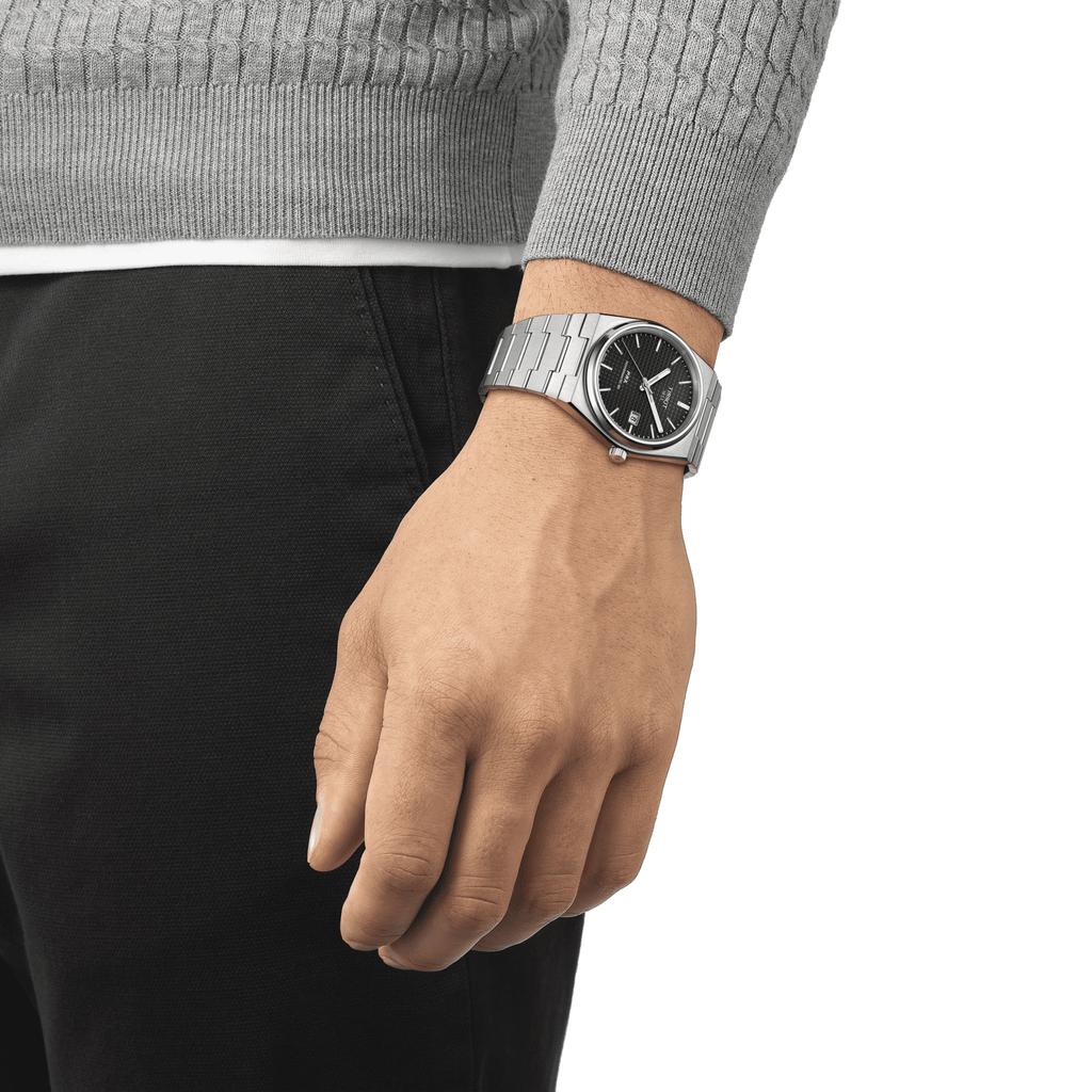 Tissot Stainless Steel Black Dial Men's Fashion Watch T137.407.11.051.00