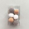 Macaron Plush Cat Toy Ball - Silent, Elastic, Self-Entertainment Teasing Toy for Pets