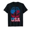 ZX Mehr Design USA Patriotische Amerikanische Flagge Für Männer Frauen US T-Shirt Hip Hop Tops Baumwoll-T-Shirts