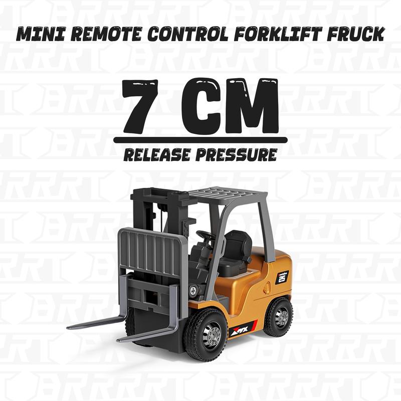 

BRRRRT 1/64 RC Forklift Toy 7 Channel 2 Mode Mini Remote Control Fork Truck with Rechargeable Battery 2 in 1 Transformable Lift Fork & Krup для Default
