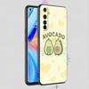 Cute Avocado Soft TPU For Realme 13 12 11 10 9 Pro Plus GT3 GT2 C21 C25 C35 C53 C55 C67 Pro 5G Phone Case Cover Fundas Capas Bag