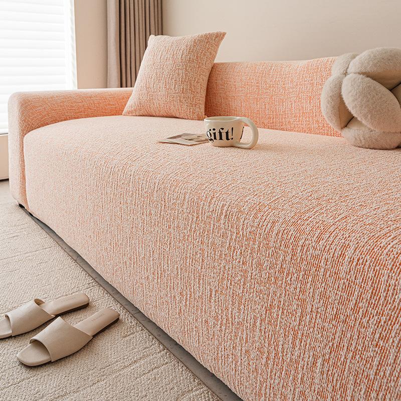 Simple Style Soft and Waxy Texture Chenille Sofa Cover New Four Season Universal Anti Slip Sofa Cover