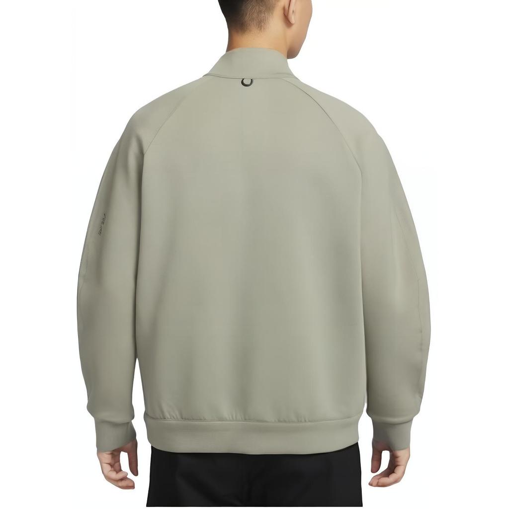 Nike Dri-Fit Imposibil de Moale Seria 24.7 Hanorac Uscare Rapidă Guler Stand Culoare Solidă Hanorac Bărbați Verde-Deschis-Gri Verde-Oțel HQ6954320