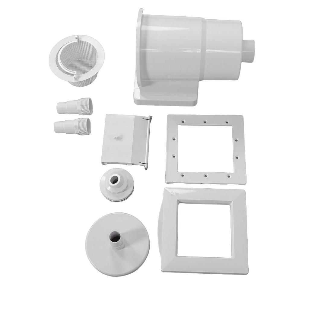 Pool Skimmer, High Efficiency ABS Replacement Skimmer with sy Assembly and Lasting Performance for Ground Pools and Liner Pools