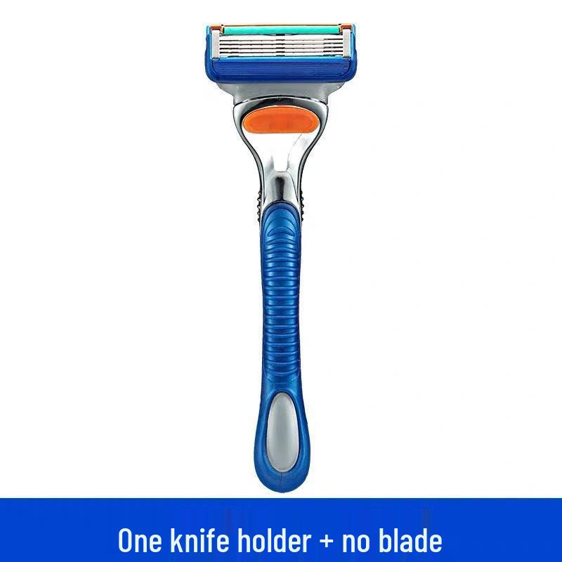 Traditional German Five-Blade Razor for Men - Manual Shaver, Old-Fashioned Beard Razor