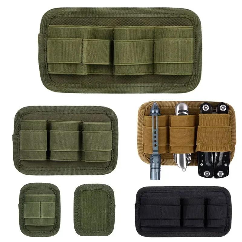 Tactical hook loop panel bag EDC tool storage hanging bag debris hunting backpack bag insert organizer sticker board
