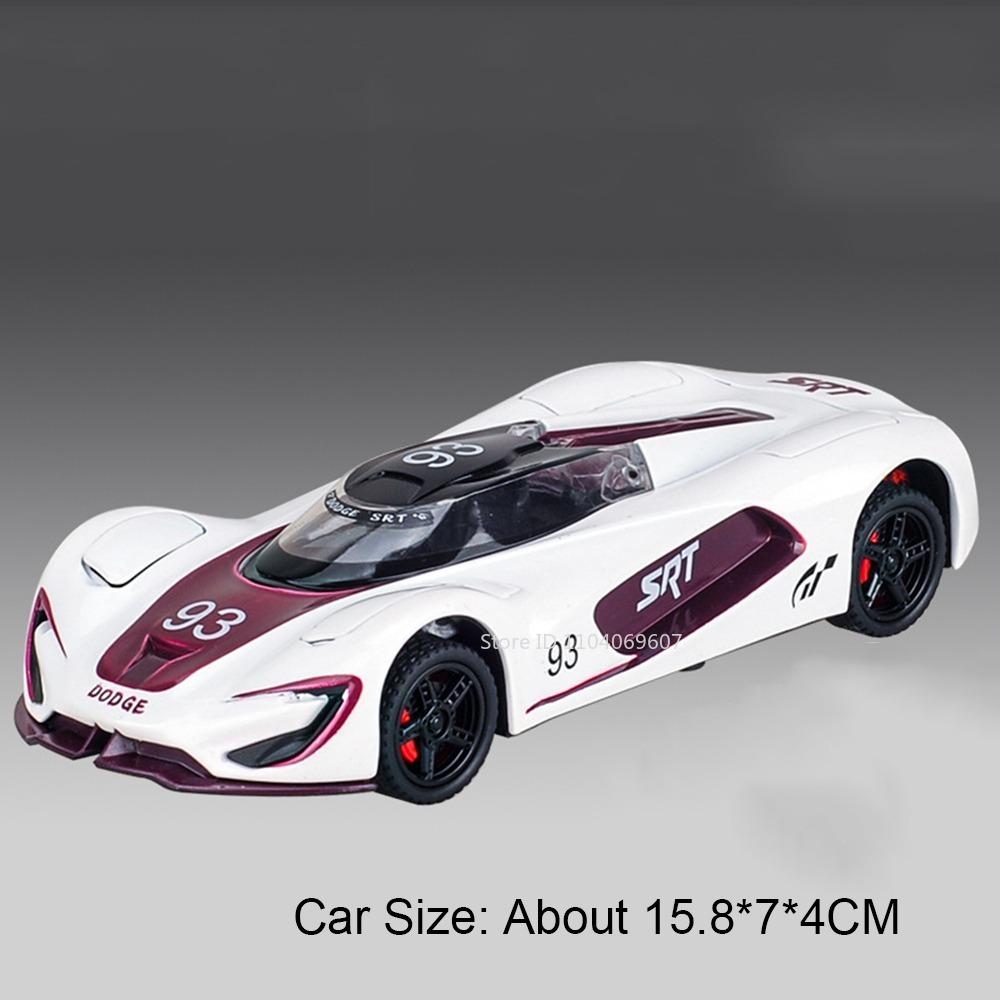 1:32 Hellcat Tomahawk Model Toy Supercars Alloy Diecast Sound Light Doors Opened Pull Back Simulation Sports Car Toys For Kids