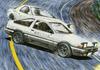 Initial D Series Trueno Early Model 1600GT APEXAE86 Takumi Fujiwara Plastic Model Kit 1/24 No.001