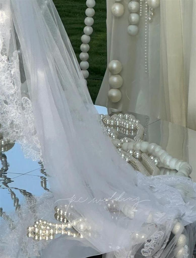 Giant Pearl String Wedding Ornament for Display & Décor