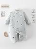 Quilted Baby Cotton Clothes - Thickened Autumn/Winter Wear for Newborns (Unisex)