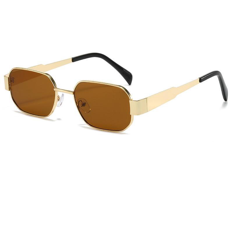 Fashion Simple Square Sunglasses for Men Women Classic Vintage Design Hip Hop Casual Metal UV400 Sun Glasses Unisex Eyewear 2026