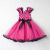 Mini Mouse Dress Set with Headband, Size 100 Cm, for Kids 3-4 Years, Pink, Gift for Girls