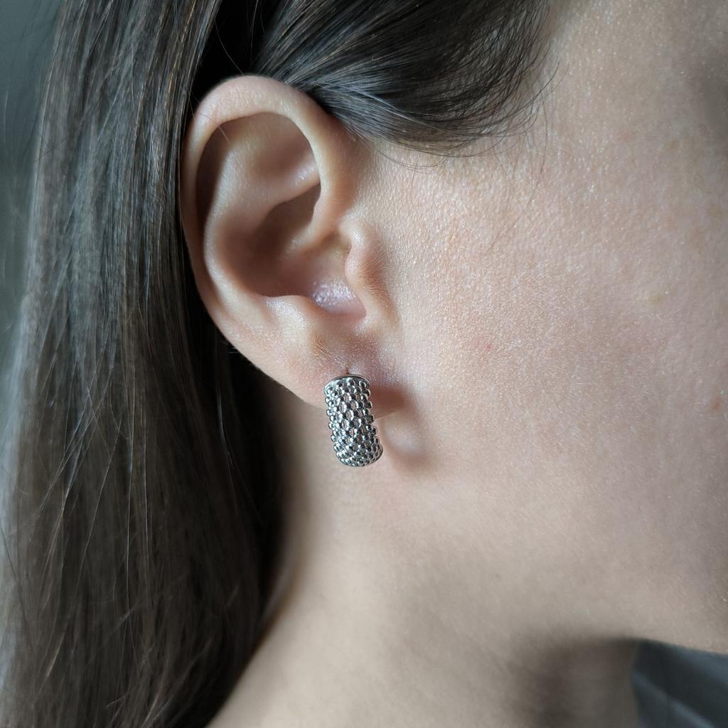 Silver Earrings Without Stones (2184119)