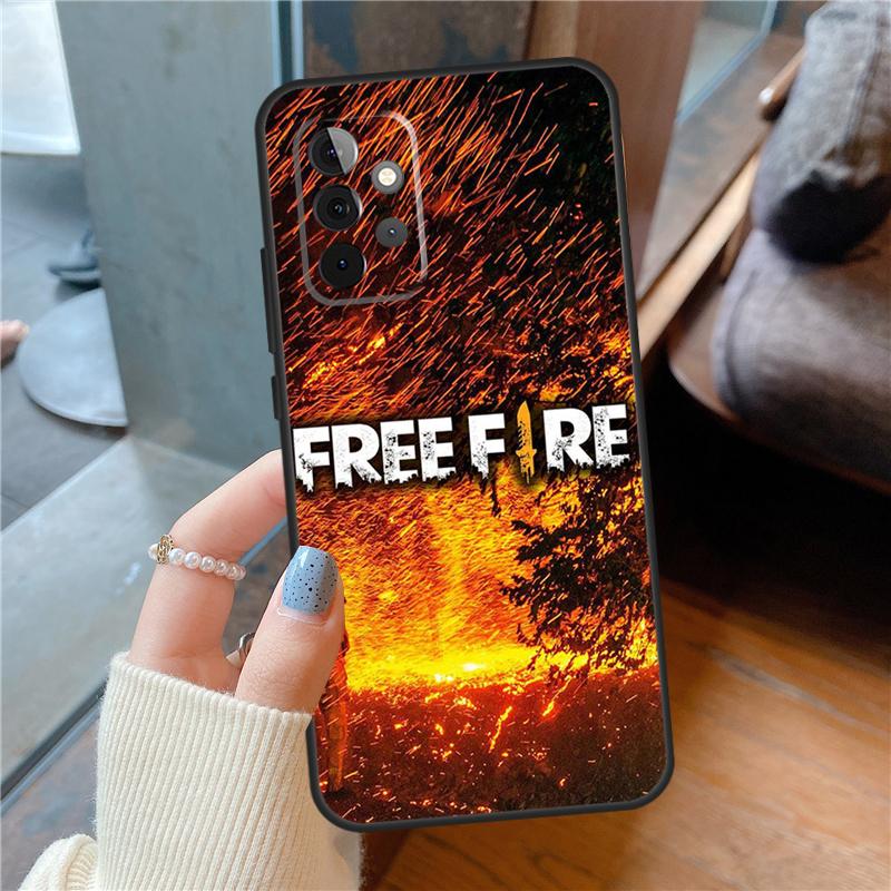 Free Fire Game Case For Samsung Galaxy A54 A34 A14 A32 A53 A13 A73 A33 A51 A71 A12 A22 A52 A72 Case Cover