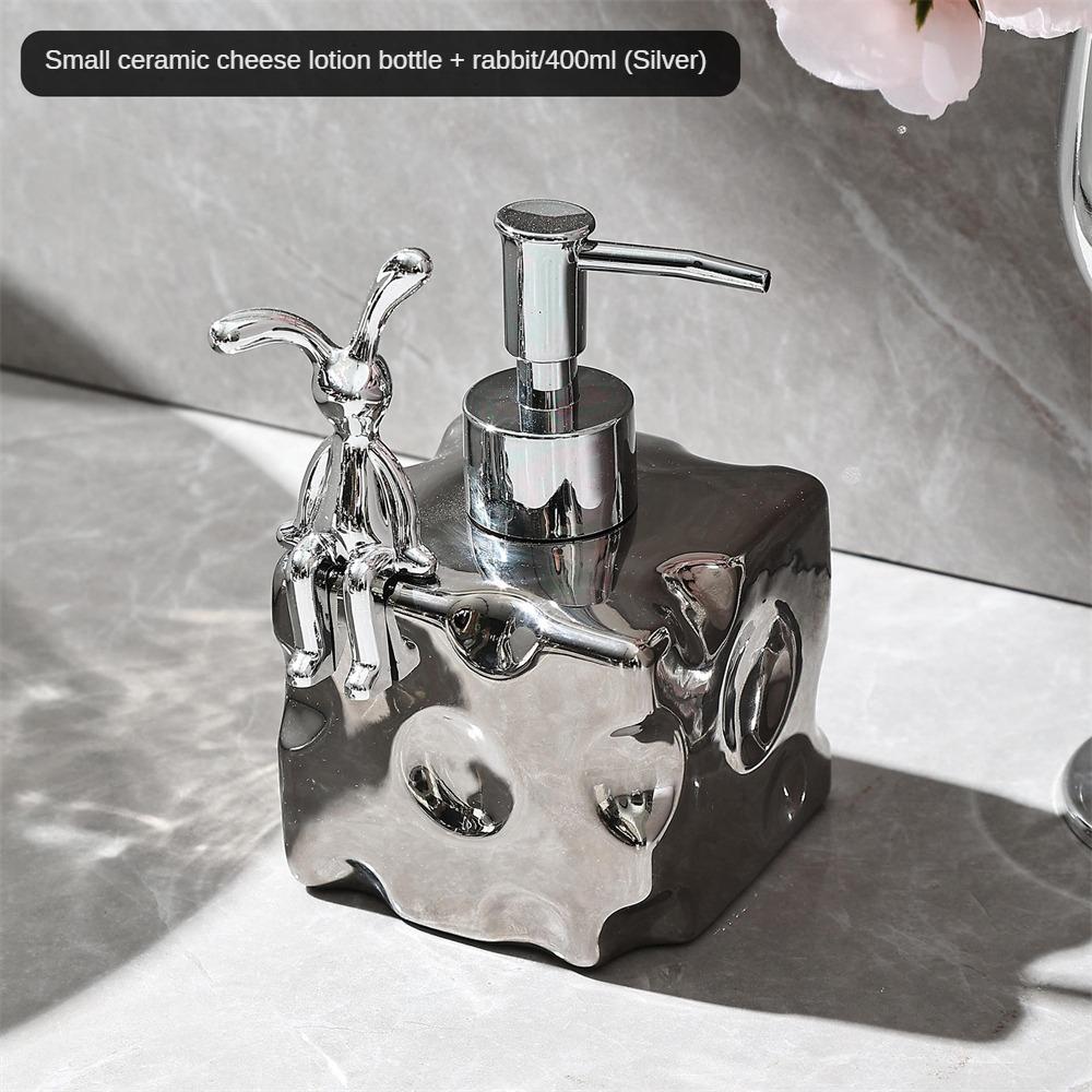 Hand Soap Laundry Liquid Sub Bottling Soap Shampoo Dispenser Bottles Shampoo Shower Conditioner Ceramic Modern Minimalist