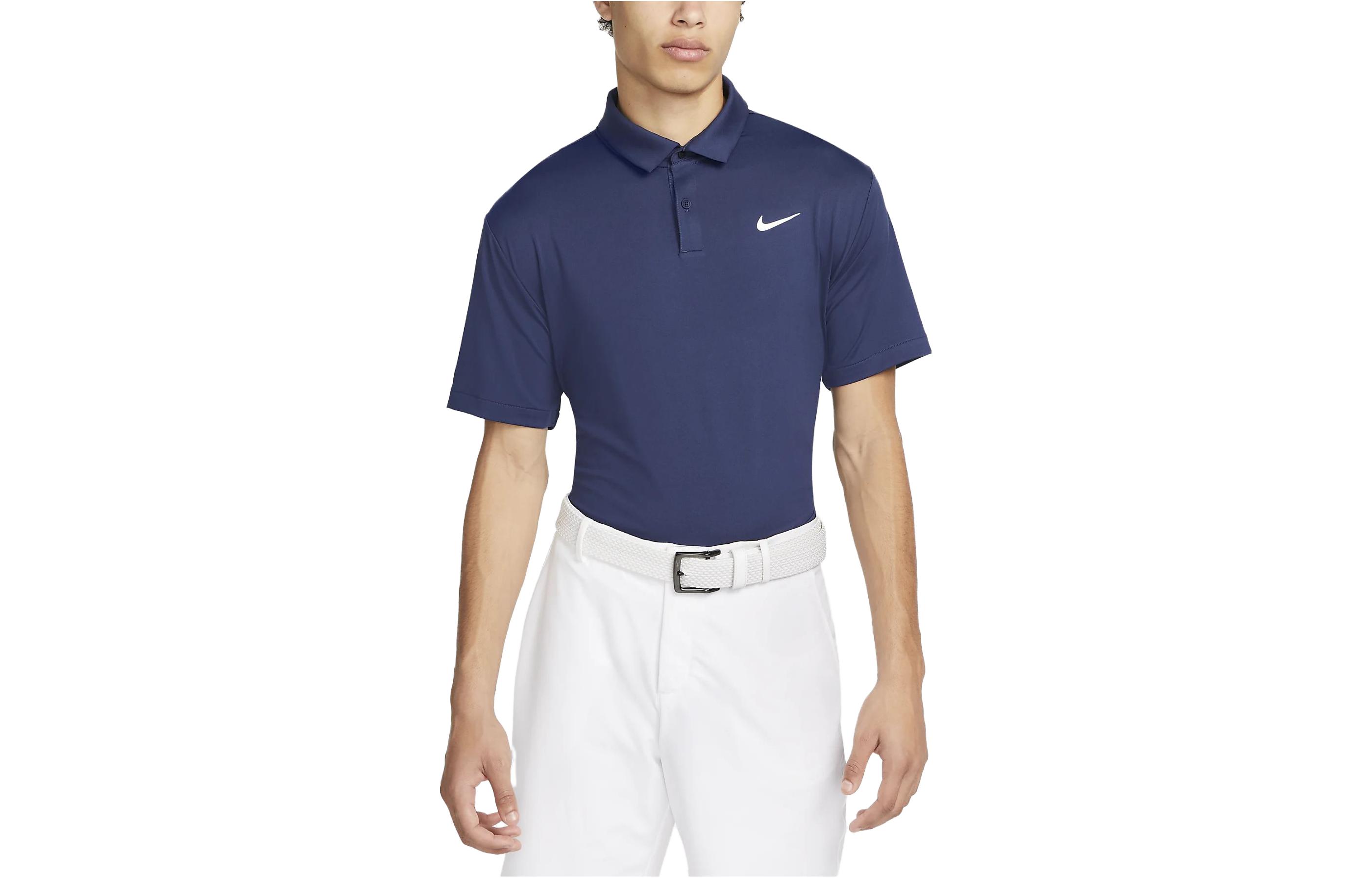Nike Polo Shirts Men s Blue Pointed Collar Moderate Other DV7528-410 XXL