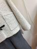 Korean Style Quilted Woolen Hooded Coat with Horn Buttons - Versatile Winter Wear